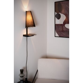 Lucide lights GREGORY wall light black, 1-light source