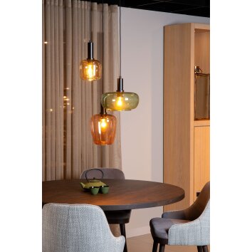 Lucide lights ILONA pendant light black, 3-light sources