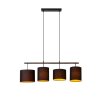 Lucide lights MAYA pendant light black, 4-light sources