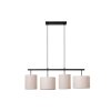 Lucide lights MAYA pendant light black, 4-light sources