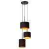 Lucide lights MAYA pendant light black, 3-light sources