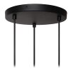 Lucide lights MAYA pendant light black, 3-light sources