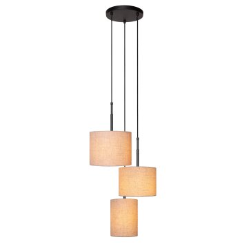 Lucide lights MAYA pendant light black, 3-light sources