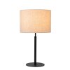 Lucide lights MAYA table lamp black, 1-light source