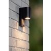 Lucide lights IR outdoor wall light black, 1-light source, Motion sensor