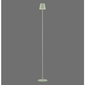 Leuchten Direkt lights EURIA floor lamp LED green, 1-light source