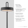 Leuchten Direkt lights AMAG table lamp LED black, 1-light source