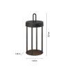 Leuchten Direkt lights ANSELM table lamp LED black, 1-light source