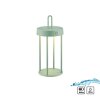 Leuchten Direkt lights ANSELM table lamp LED green, 1-light source