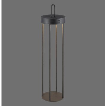 Leuchten Direkt lights ANSELM floor lamp LED black, 1-light source