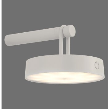 Leuchten Direkt lights ARMA pendant light LED grey, 1-light source