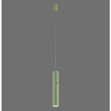 Leuchten Direkt lights ATTACH pendant light LED green, 1-light source