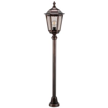 LCD lights Arrach floor lamp copper, black, 1-light source