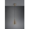 Trio lights Agudo pendant light brown, 1-light source