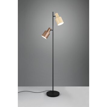 Trio lights Agudo floor lamp colourful, 2-light sources