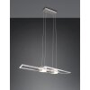 Trio lights ALBANY pendant light LED matt nickel, 1-light source, Remote control