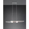 Trio lights ALBANY pendant light LED matt nickel, 1-light source, Remote control