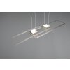 Trio lights ALBANY pendant light LED matt nickel, 1-light source, Remote control