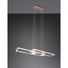 Trio lights ALBANY pendant light LED brown, 1-light source, Remote control