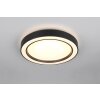 Reality lights Arco ceiling light LED black, 1-light source, Remote control, Colour changer