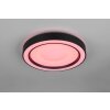 Reality lights Arco ceiling light LED black, 1-light source, Remote control, Colour changer