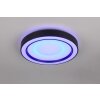 Reality lights Arco ceiling light LED black, 1-light source, Remote control, Colour changer