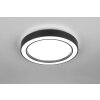 Reality lights Arco ceiling light LED black, 1-light source, Remote control, Colour changer