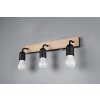 Trio lights Arturo wall light Light wood, 3-light sources