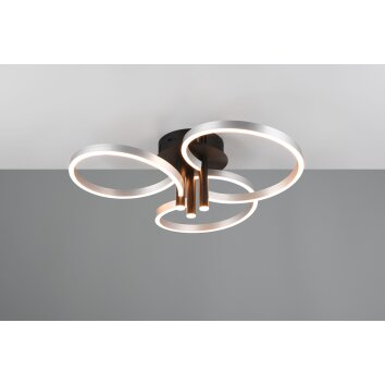 Trio lights Caruso ceiling light LED aluminium, 1-light source