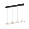 Trio lights Celeste pendant light LED black, 1-light source