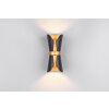 Trio lights Coat wall light black-gold, 2-light sources