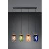 Trio lights Cork pendant light black, 4-light sources