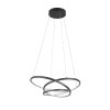 Trio lights Darvin pendant light LED black, 1-light source