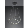 Trio lights Darvin pendant light LED black, 1-light source