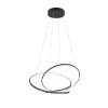 Trio lights Darvin pendant light LED black, 1-light source