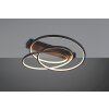 Trio lights Darvin ceiling light LED black, 1-light source