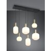 Trio lights Diva pendant light brass, 6-light sources