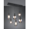 Trio lights Diva pendant light black, 6-light sources