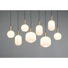 Trio lights Diva pendant light brass, 8-light sources