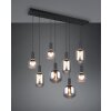 Trio lights Diva pendant light black, 8-light sources