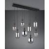 Trio lights Diva pendant light black, 8-light sources