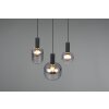 Trio lights Diva pendant light black, 3-light sources