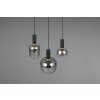 Trio lights Diva pendant light black, 3-light sources