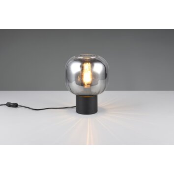 Trio lights Diva table lamp black, 1-light source