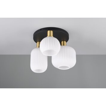 Trio lights Diva ceiling light brass, 3-light sources