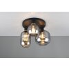 Trio lights Diva ceiling light black, 3-light sources