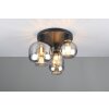 Trio lights Diva ceiling light black, 3-light sources