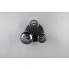 Trio lights Diva ceiling light black, 3-light sources