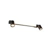 Trio lights Enrico wall light LED black, 3-light sources