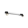 Trio lights Enrico wall light LED black, 3-light sources